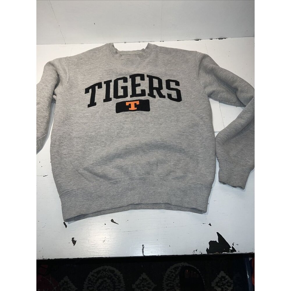 Vintage Gear for Sports Tiger‎ Gray Sweatshirt Adult Size Small
